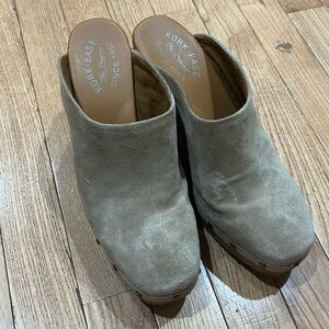 Suede Kork-Ease Sudbury Clogs Size 9